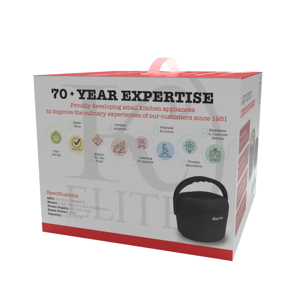 KE-HLB110BK2J - Heated lunch box Packaging - 2.webp
