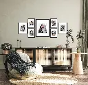 7E217PSA - Lily & Faye 7pc Frame Set - Black - LS.webp