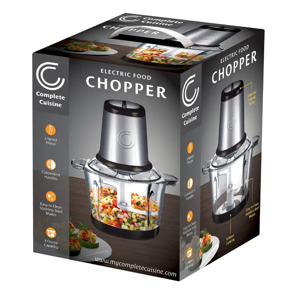 CC-8000CHP-HDL - Complete Cuisine 8 Cup Food Processor - Box.webp