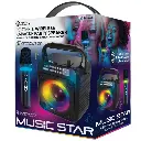 LAK-4200BLK - Life Style Advanced Music Star Portable Wireless Karaoke Party Speaker - Box with Handle.webp