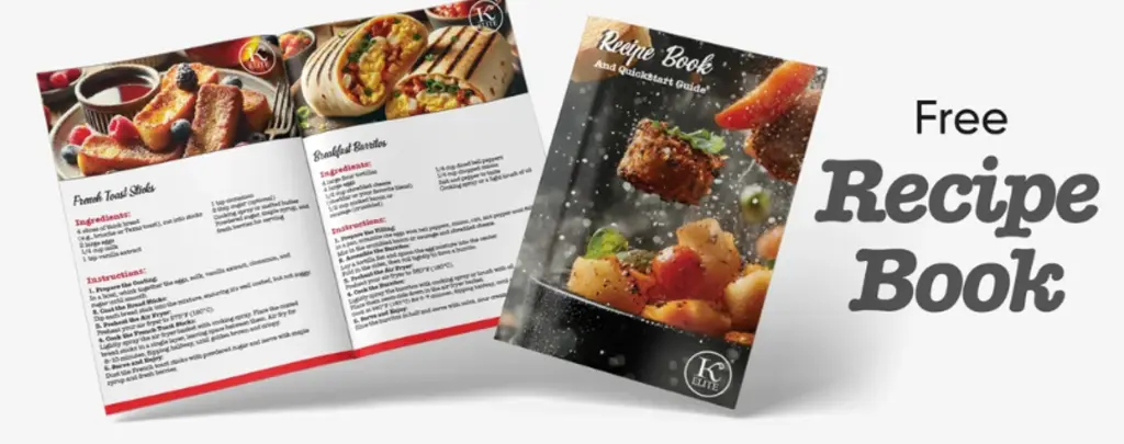 KE-AFO-110FDK2J - 16qt french door air fryer - Recipe book.webp