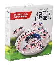 LL-RM-04-K2J - 6-Section Melamine Serving Platter with Lazy Susan & Storage Lid- Americana - box.webp