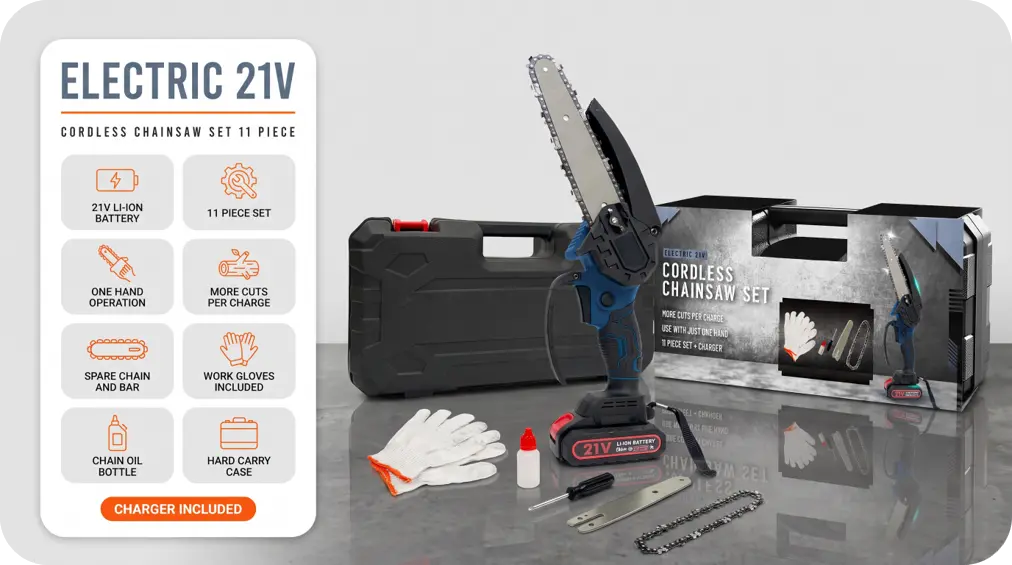 TL-898 - 21V Cordless Electric Chainsaw Set.webp