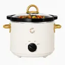 Complete Cuisine 3 Quart Slow Cooker Cream/Gold