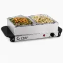 Complete Cuisine 3 Quart Dual Buffet Server & Warmer