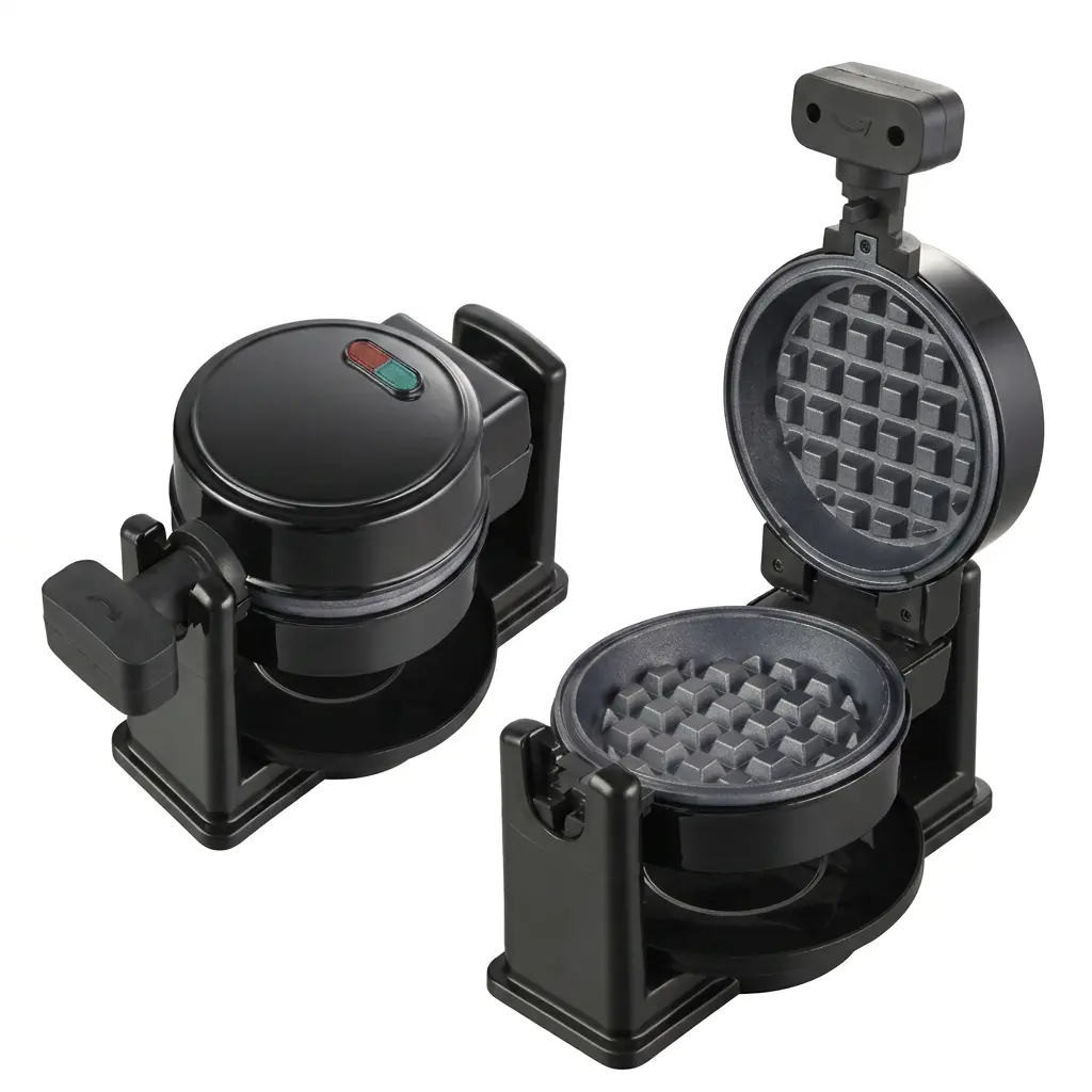 Complete Cuisine Pour N' Flip Rotating Belgian Waffle Maker