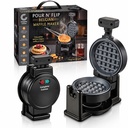Complete Cuisine® Pour N' Flip Rotating Belgian Waffle Maker