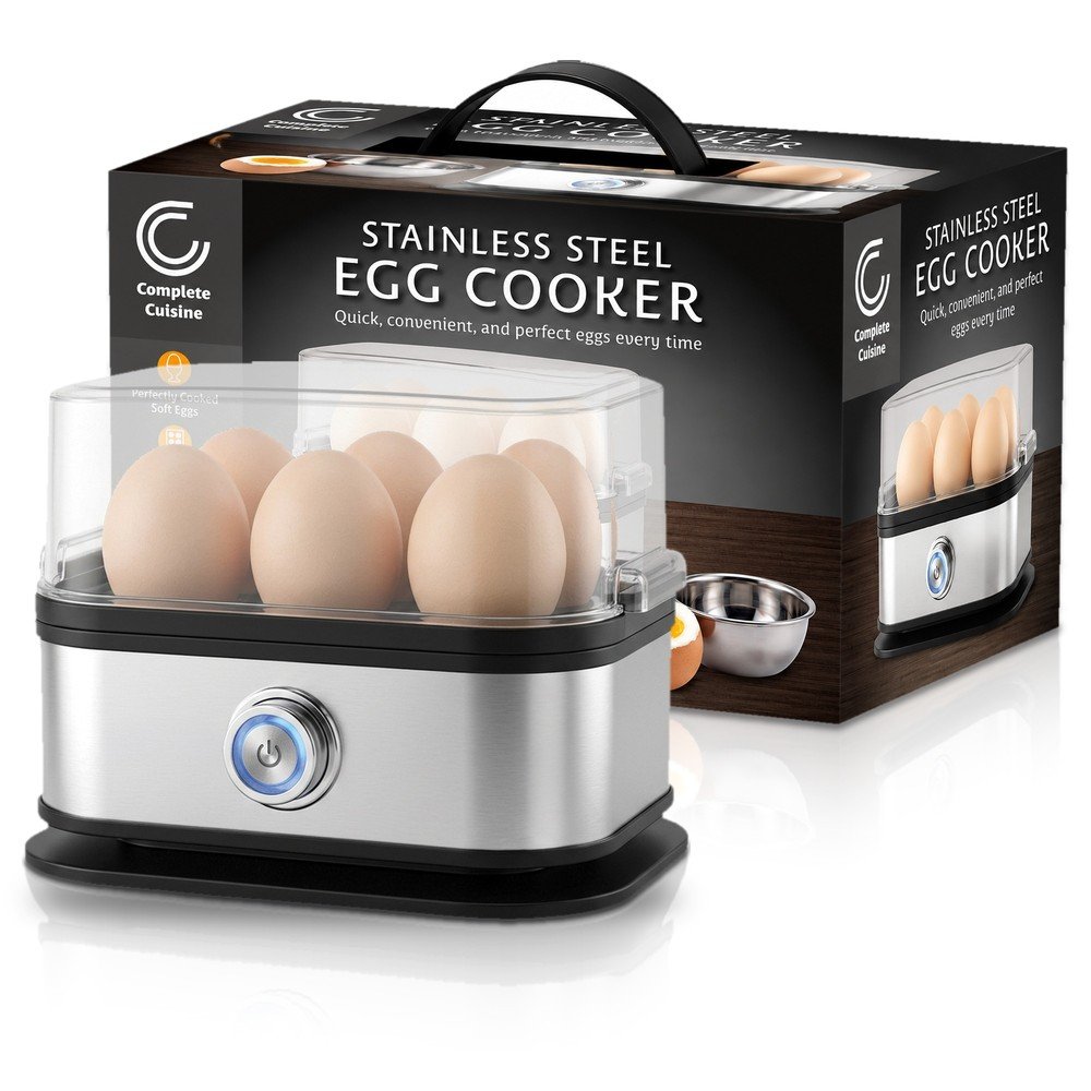 Complete Cuisine® Stainless Steel Egg Cooker