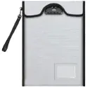 Professional 14”x11” Security Bag with Combination Lock - Silver