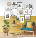 Lily & Faye 7pc Matted Gallery Wall Frame Set-Black