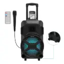 Tzumi Mega Bass LED Karaoke & Party Speaker w/Microphone and Remote