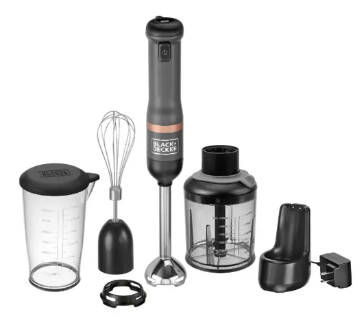 Black+Decker Cordless Kitchen Wand™ Immersion Blender Set 