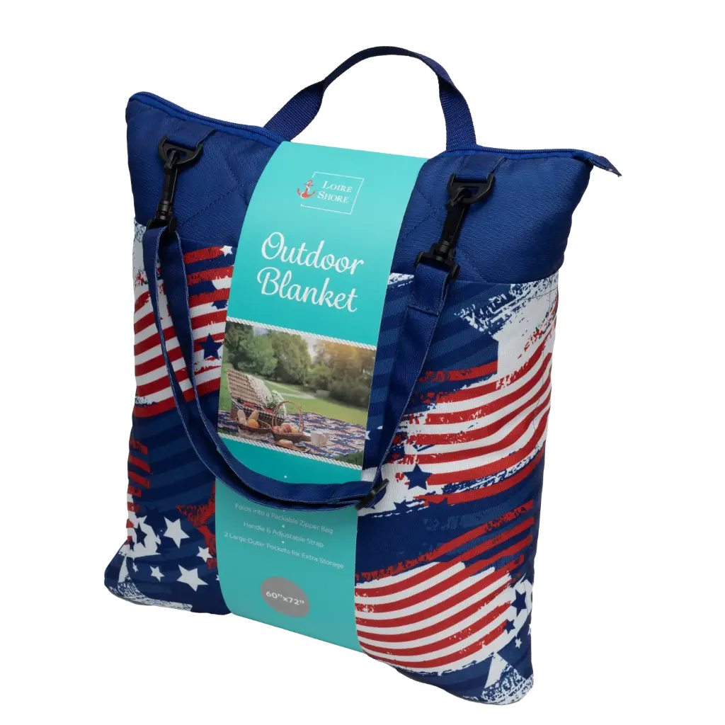 American Wave Outdoor Picnic Blanket 60"x72"