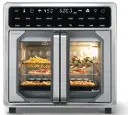 Kitchen Elite 16 Quart French Door Air Fryer Oven Countertop Convection Cooker with LED Display