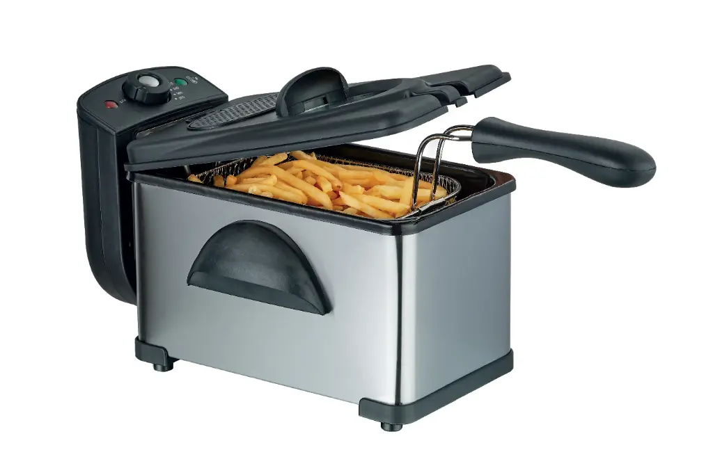Complete Cuisine 2 Qt Electric Stainless Steel Deep Fryer 