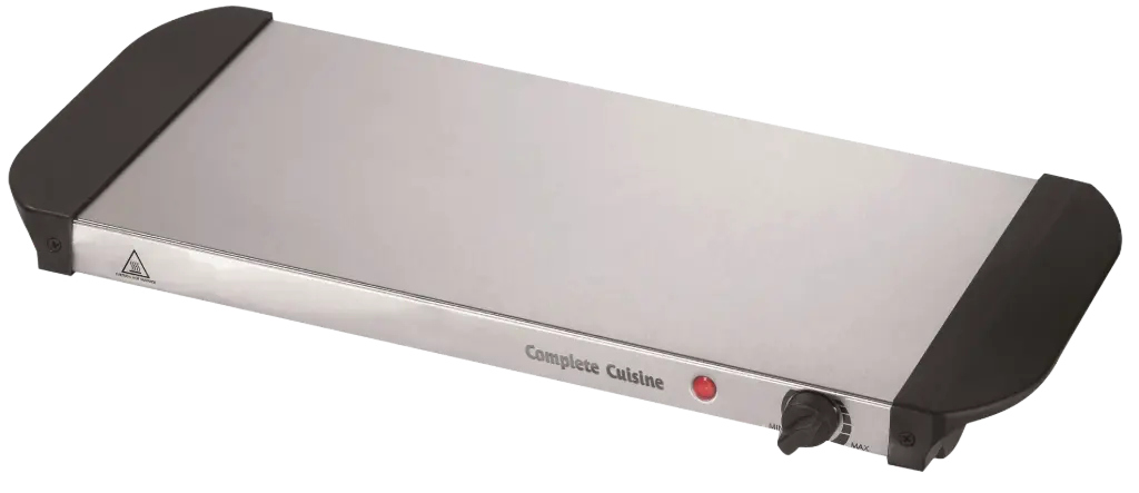 Complete Cuisine 17” X 9” Electric Stainless Steel Warming Tray 