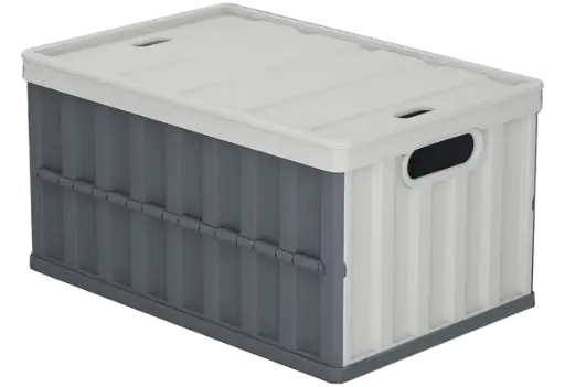 [NL-6275-GRY] Neat Living 64L Collapsible Storage Bin w/ Lid