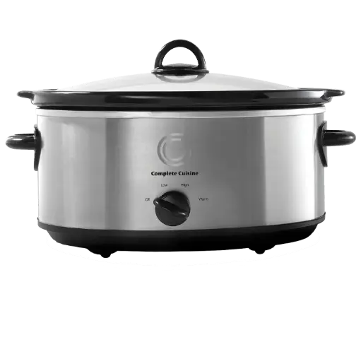 [CC-SL-6000-SS-HDL] Complete Cuisine 6.0 QT Slow Cooker